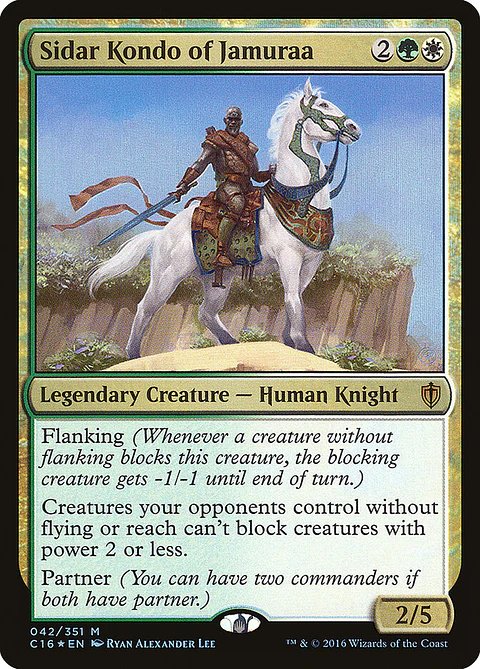 Sidar Kondo of Jamuraa (foil) | Inglés | NM | C16