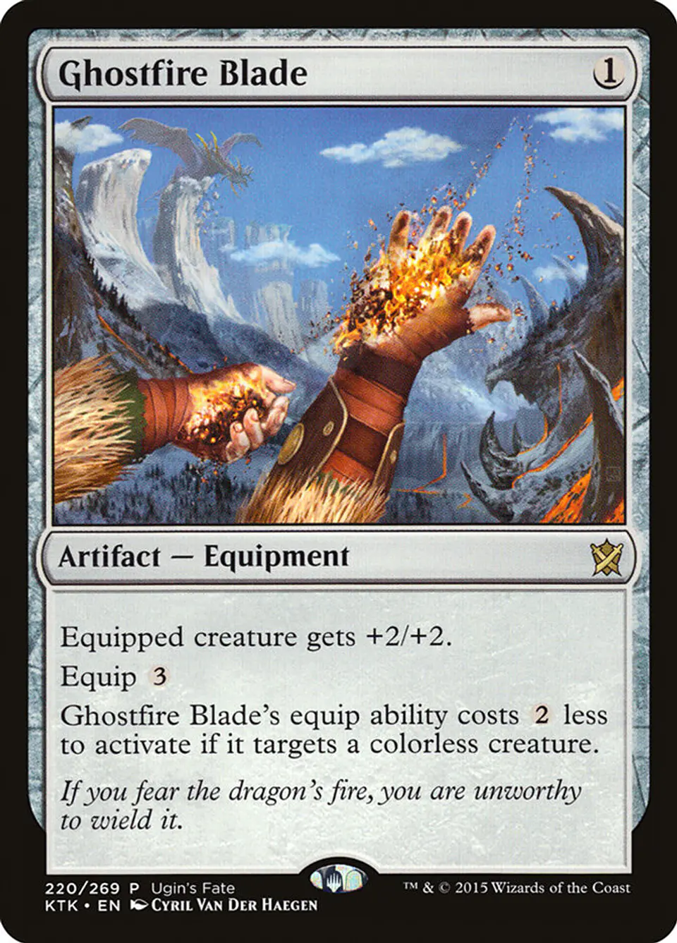 Ghostfire Blade | Inglés | NM | UGIN 1