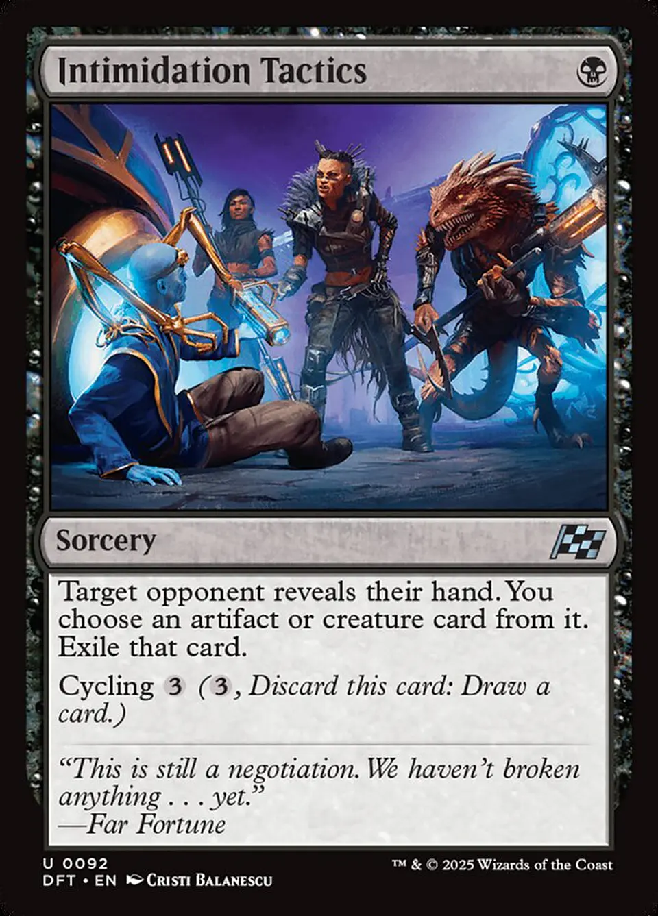 Intimidation Tactics (foil) | Inglés | NM | DFT 1