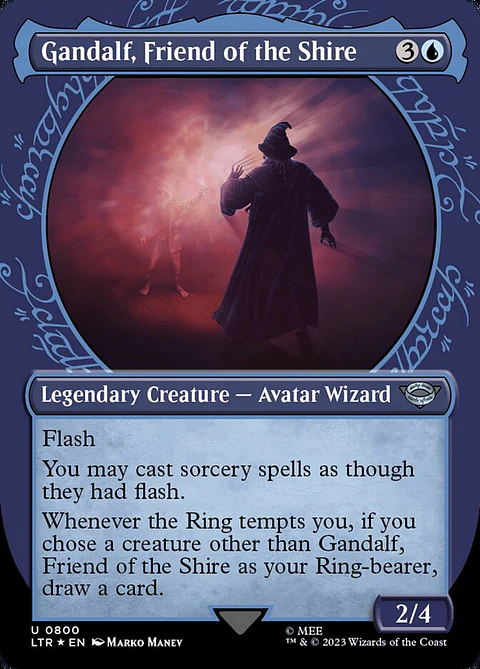 Gandalf, Friend of the Shire (Showcase foil) | Inglés | NM | LTR