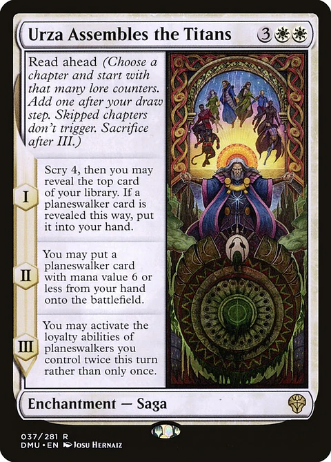 Urza Assembles the Titans | Inglés | NM | DMU