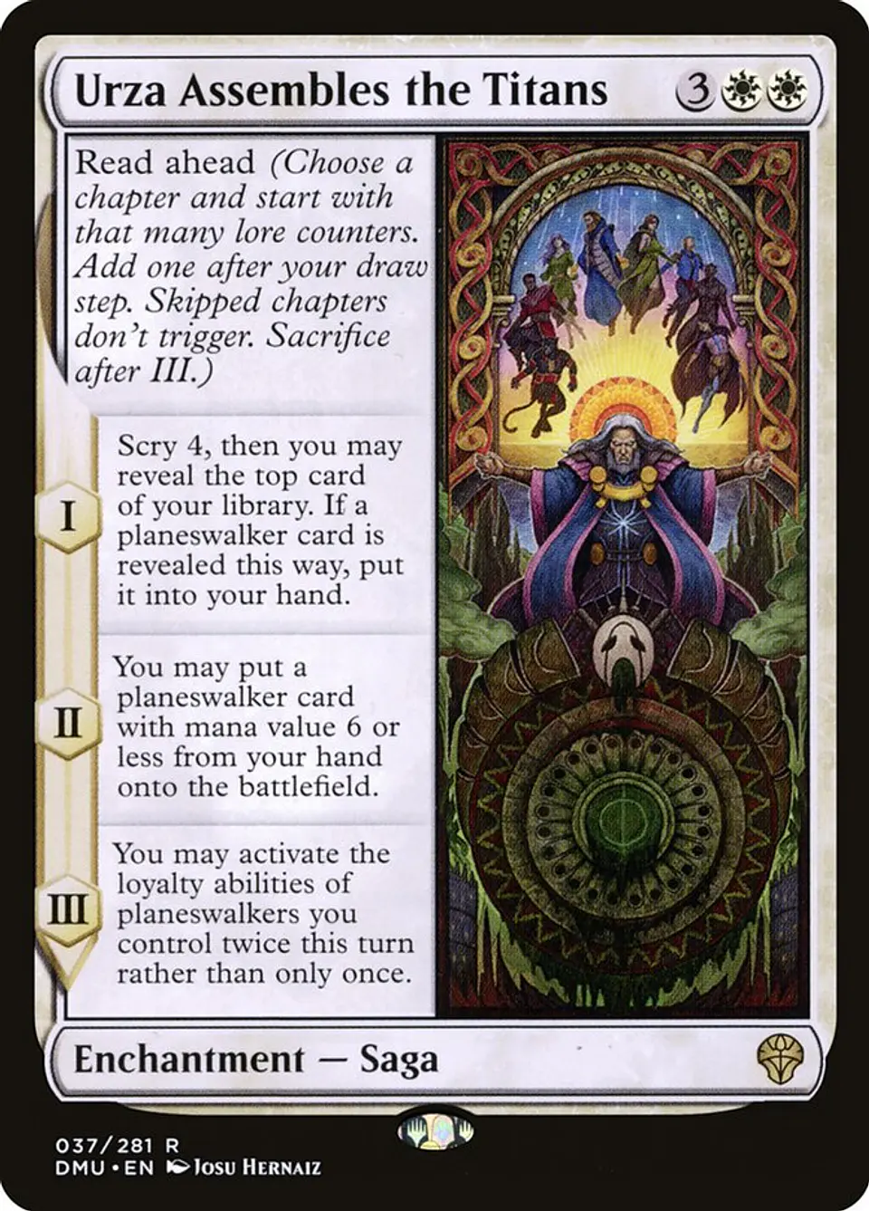 Urza Assembles the Titans | Inglés | NM | DMU 1