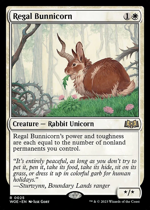 Regal Bunnicorn | Inglés | NM | WOE