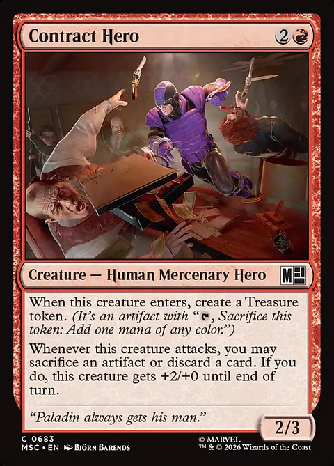 Contract Hero | Inglés | NM | MSC