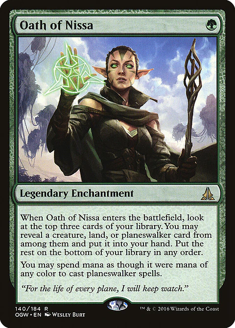 Oath of Nissa | Inglés | NM | OGW