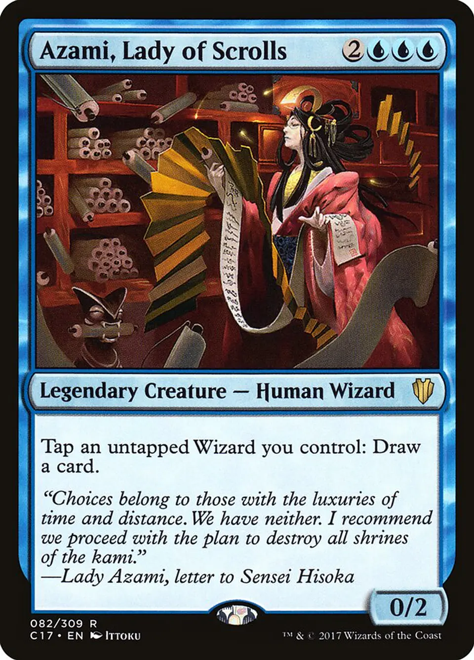 Azami, Lady of Scrolls | Español | EX | C17 1