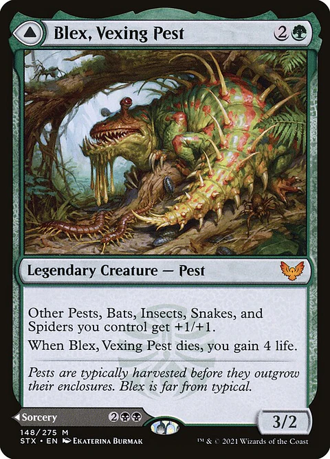 Blex, Vexing Pest // Search for Blex | Español | NM | STX