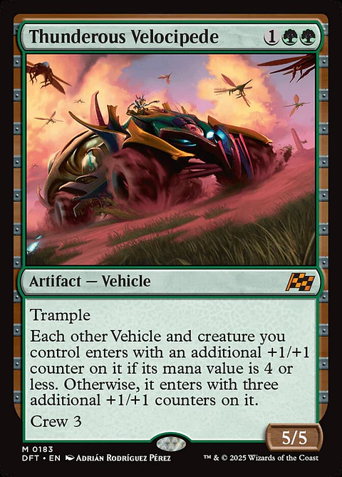 Thunderous Velocipede | Español | NM | DFT