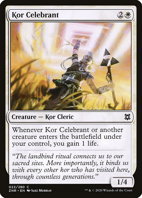 Kor Celebrant | Inglés | NM | ZNR