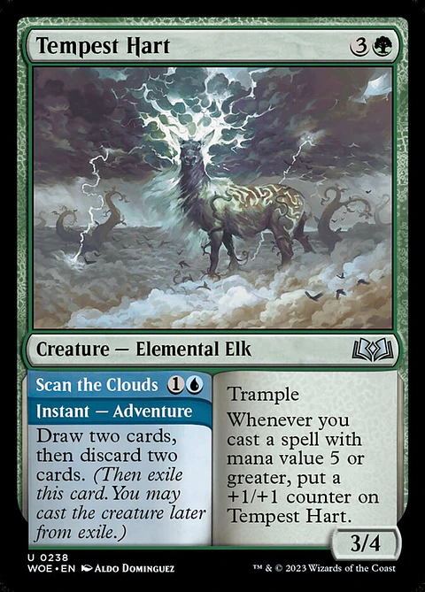 Tempest Hart // Scan the Clouds | Español | NM | WOE