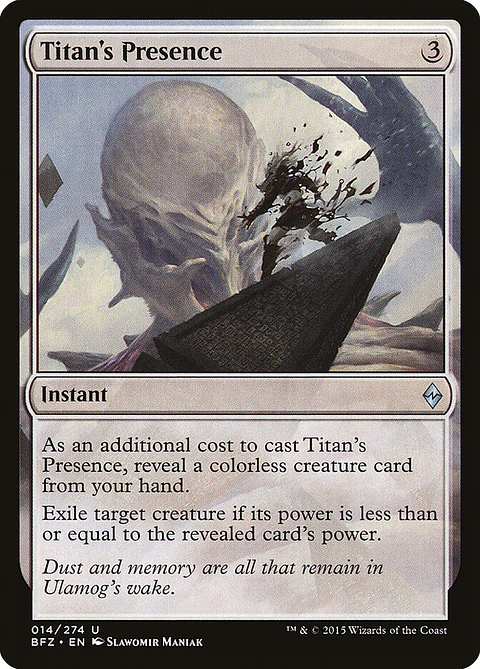 Titan's Presence | Español | EX | BFZ
