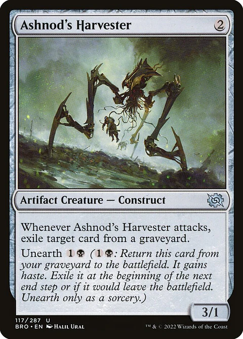 Ashnod's Harvester (foil) | Español | EX | BRO