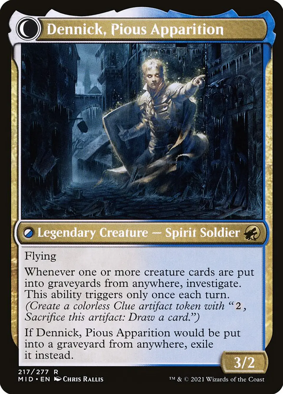 Dennick, Pious Apprentice // Dennick, Pious Apparition | Inglés | NM | MID 2
