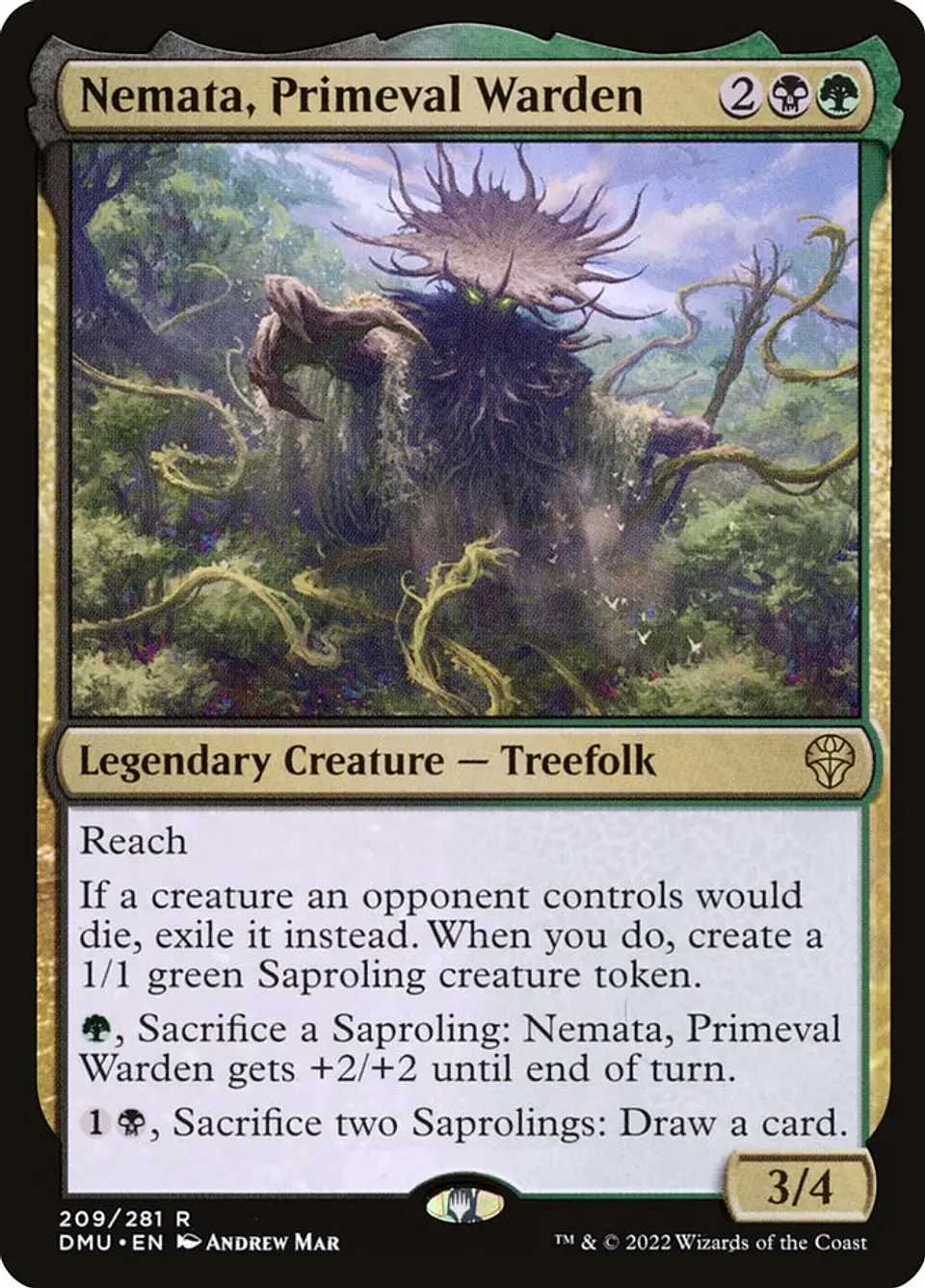Nemata, Primeval Warden | Inglés | NM | DMU 1