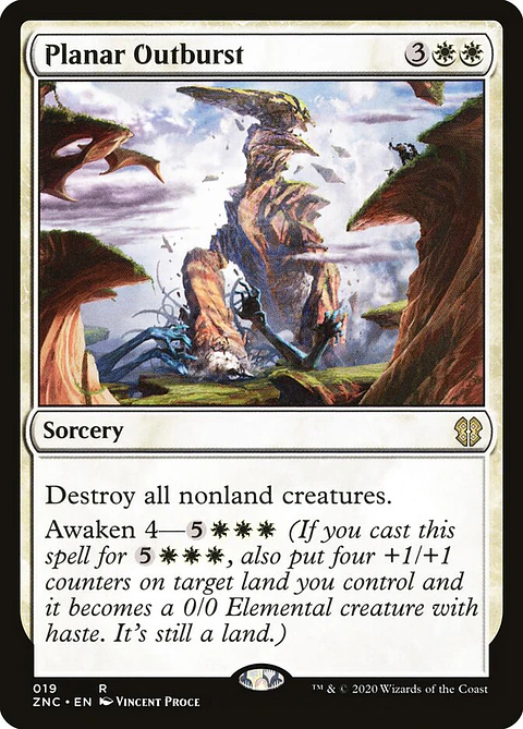 Planar Outburst | Inglés | NM | ZNC