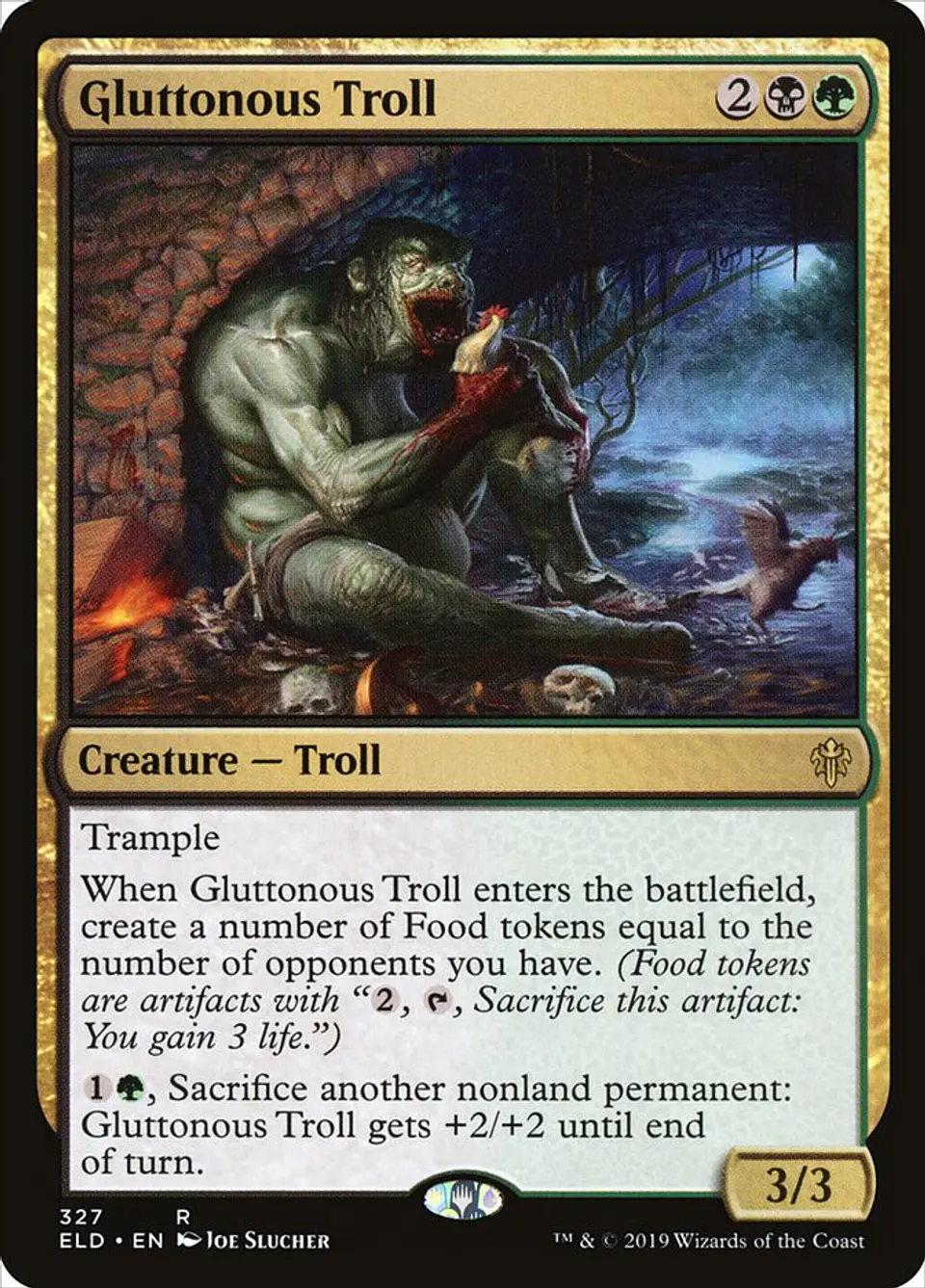 Gluttonous Troll | Inglés | NM | ELD 1