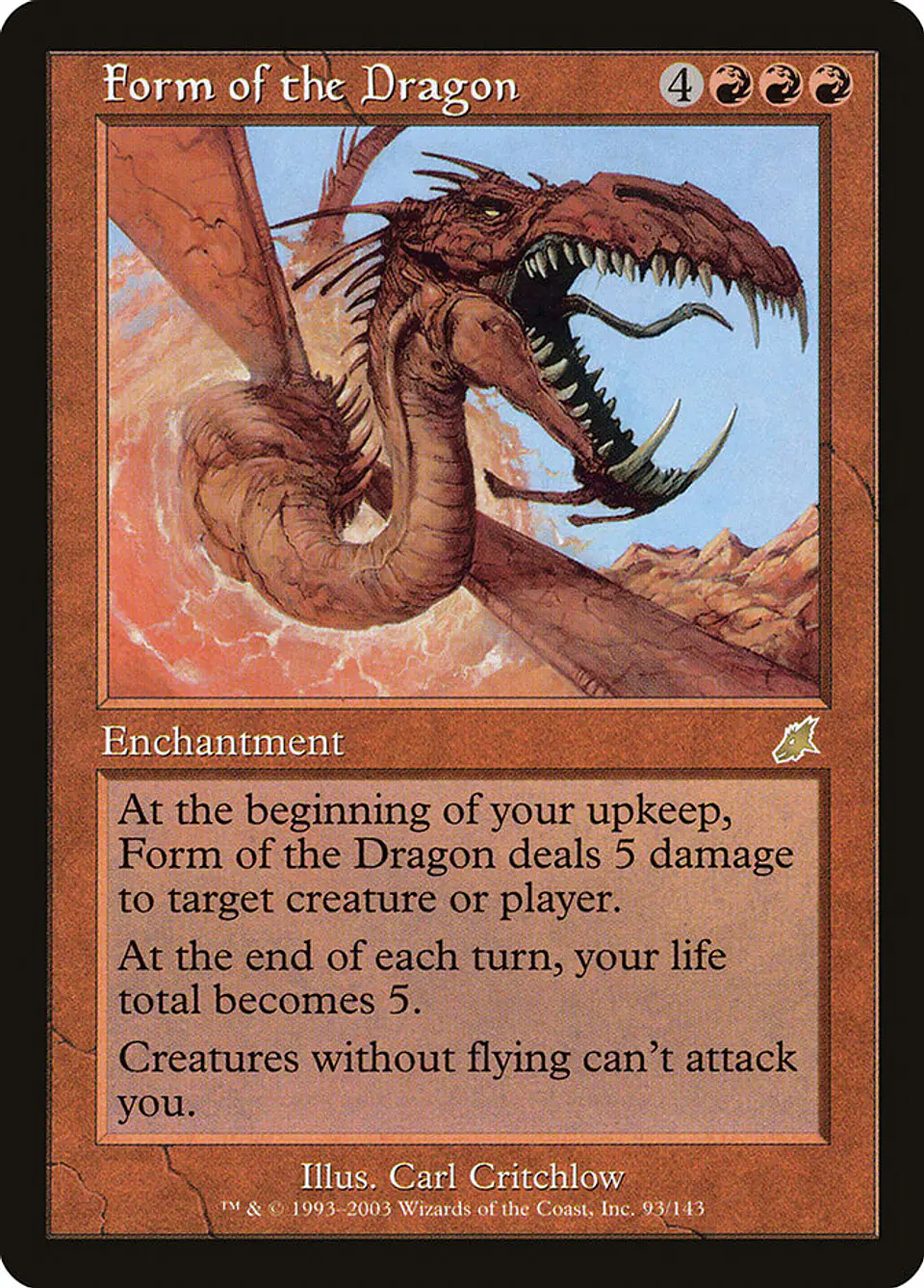 Form of the Dragon (Retro Frame) | Español | VG | SCG 1