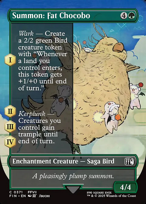 Summon: Fat Chocobo (Borderless) | Inglés | NM | FIN