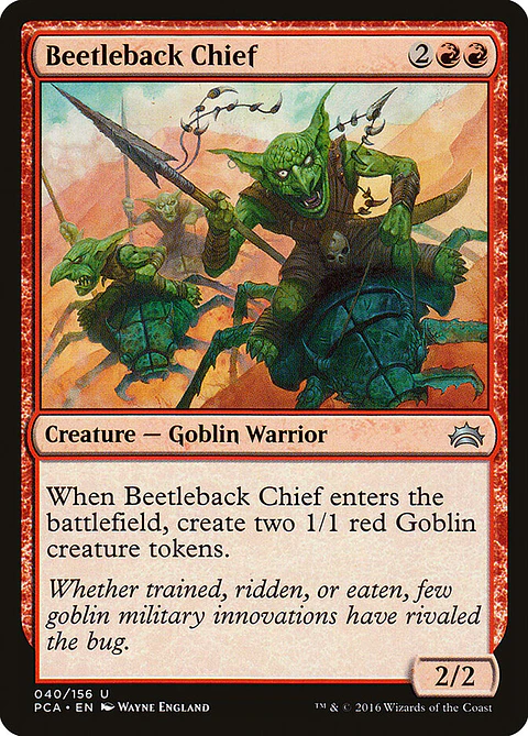 Beetleback Chief | Inglés | NM | PCA