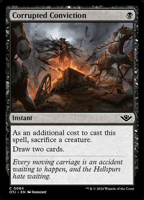 Corrupted Conviction | Inglés | NM | OTJ