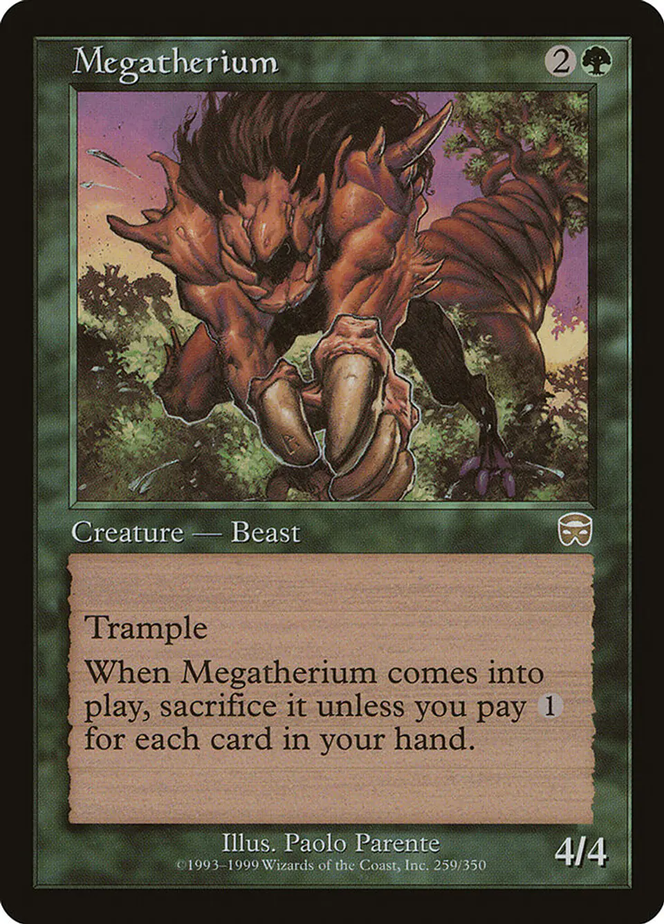 Megatherium (Retro Frame) | Español | VG | MMQ 1