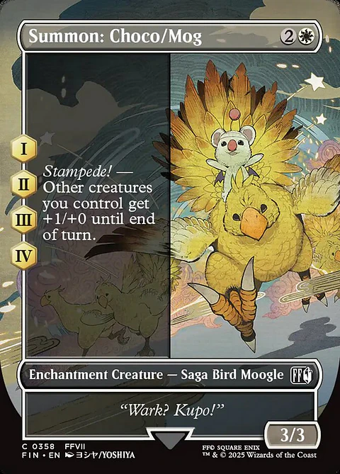 Summon: Choco/Mog (Borderless) | Inglés | NM | FIN