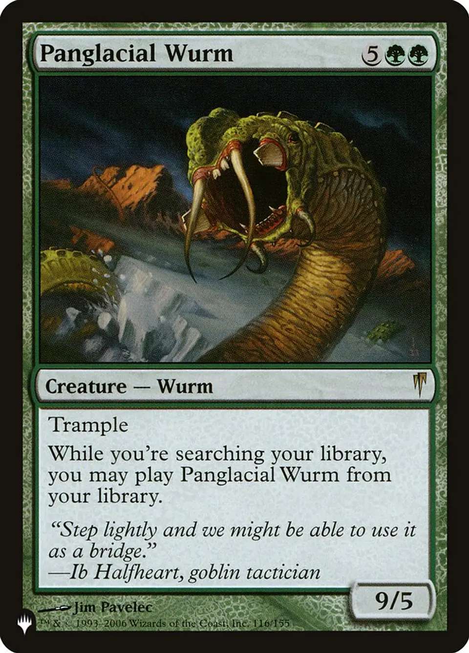Panglacial Wurm (foil) | Inglés | NM | PLST 1