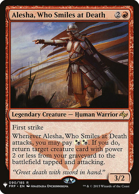 Alesha, Who Smiles at Death | Inglés | NM | PLST