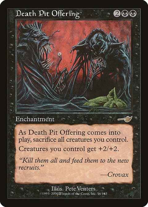 Death Pit Offering (Retro Frame) | Español | VG | NEM