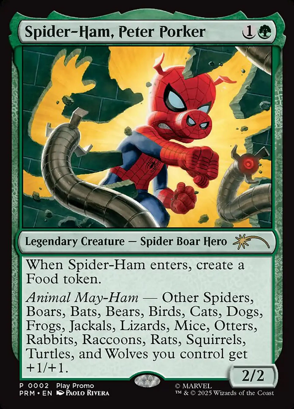 Spider-Ham, Peter Porker (foil) | Inglés | NM | PW25 1