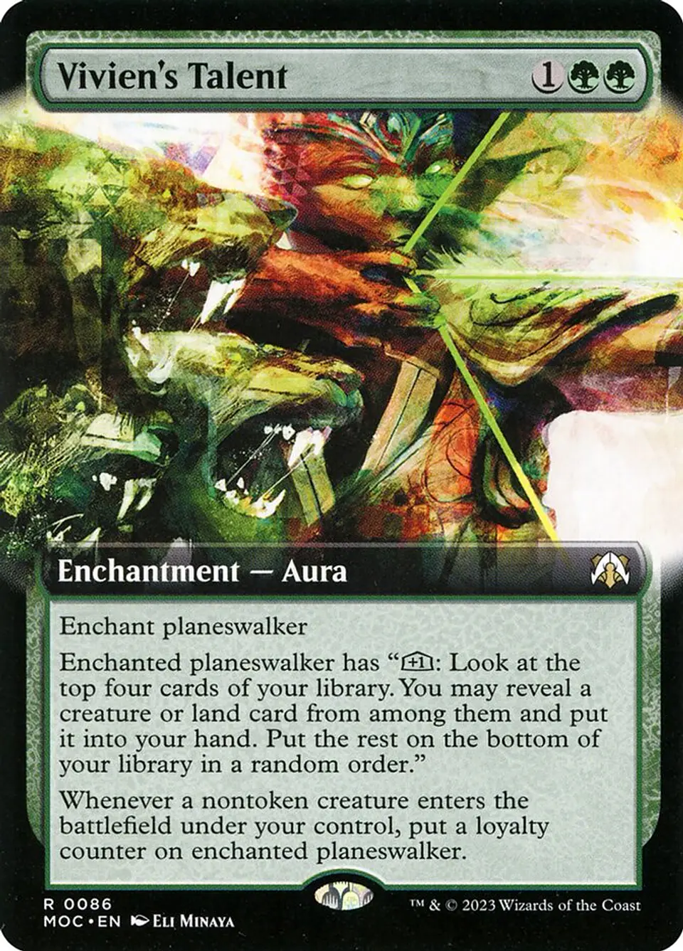 Vivien's Talent (Extended Art foil) | Inglés | NM | MOC 1