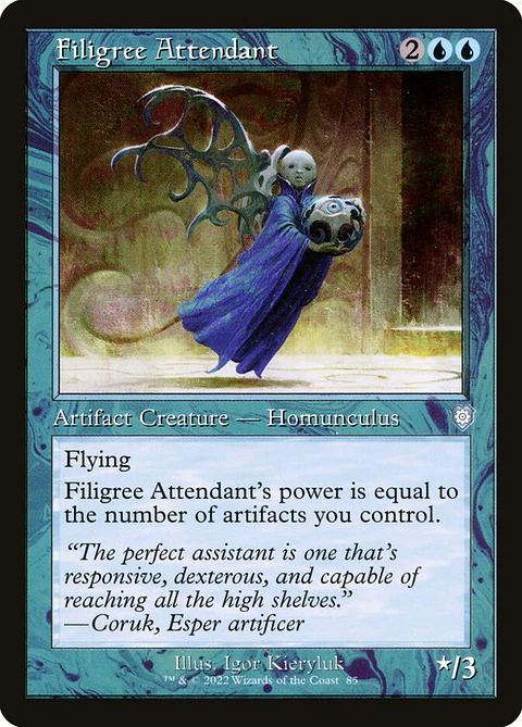 Filigree Attendant (Retro Frame) | Inglés | NM | BRC