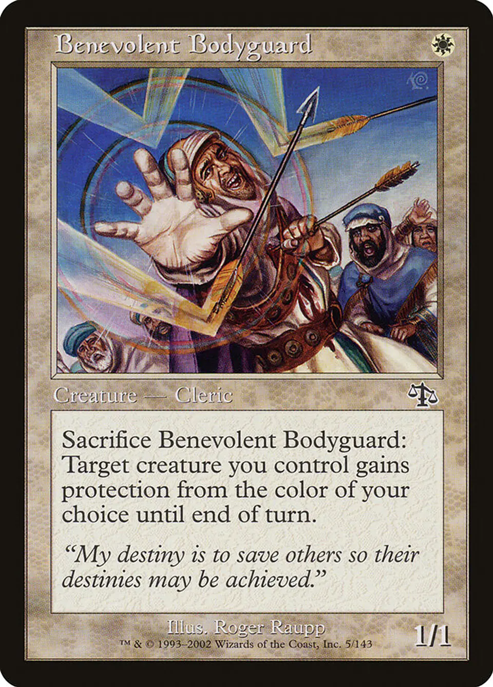 Benevolent Bodyguard (Retro Frame) | Español | VG | JUD 1