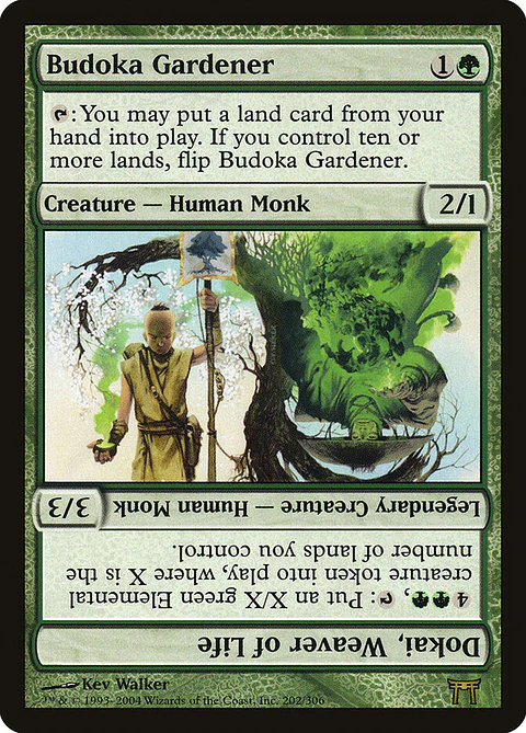 Budoka Gardener // Dokai, Weaver of Life | Español | VG | CHK