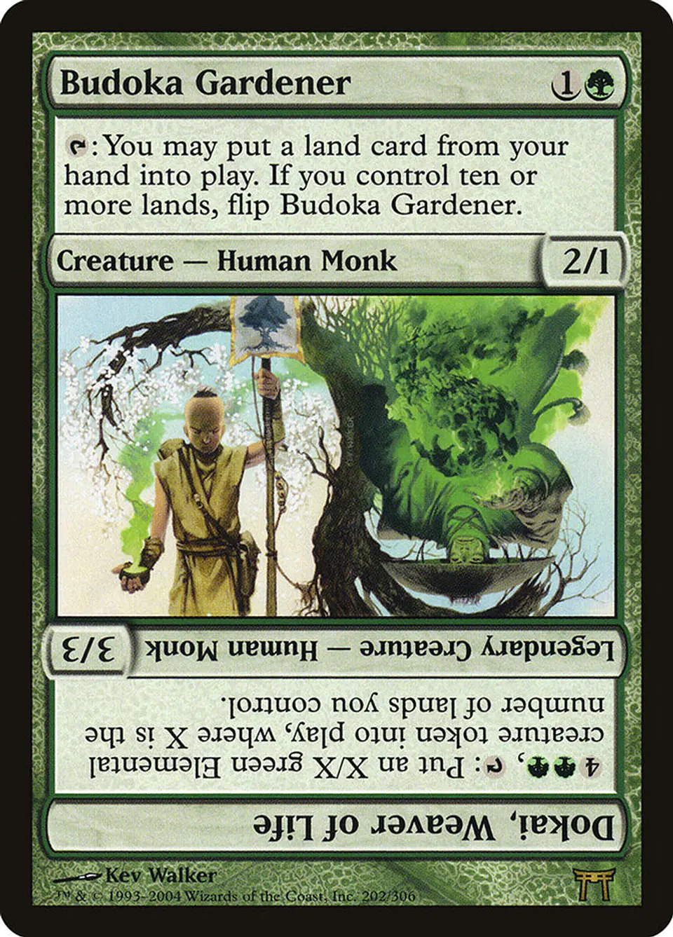 Budoka Gardener // Dokai, Weaver of Life | Español | VG | CHK 1