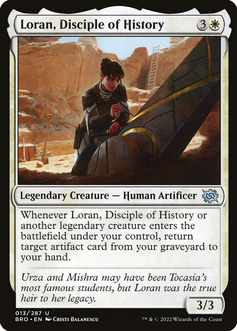 Loran, Disciple of History | Español | NM | BRO 1