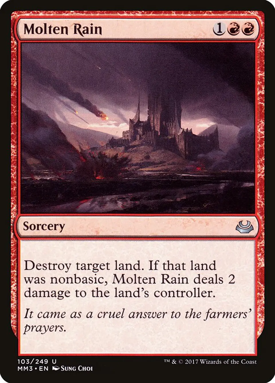Molten Rain | Inglés | NM | MM3 1