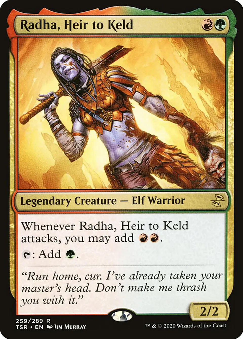 Radha, Heir to Keld | Español | NM | TSR 1