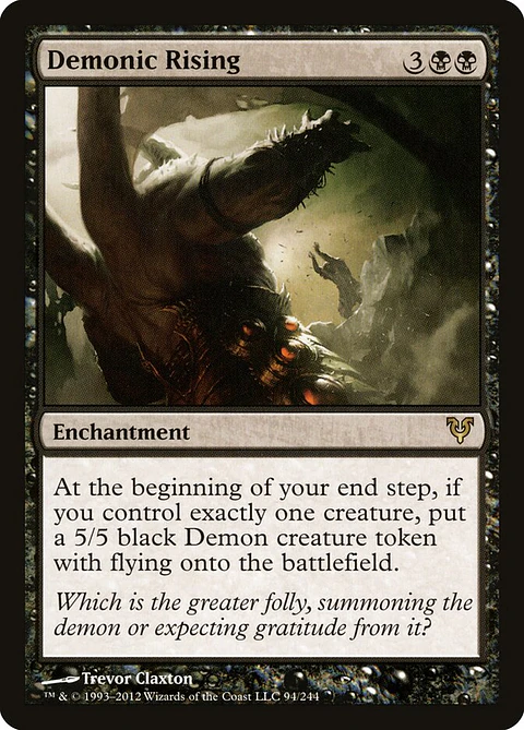 Demonic Rising | Español | NM | AVR