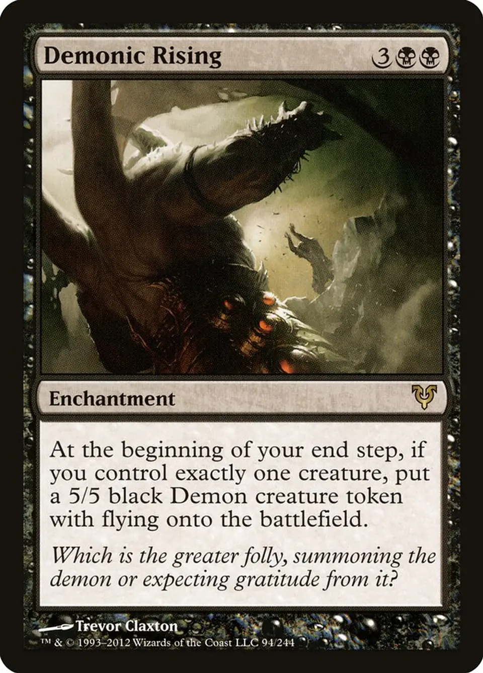 Demonic Rising | Español | NM | AVR 1