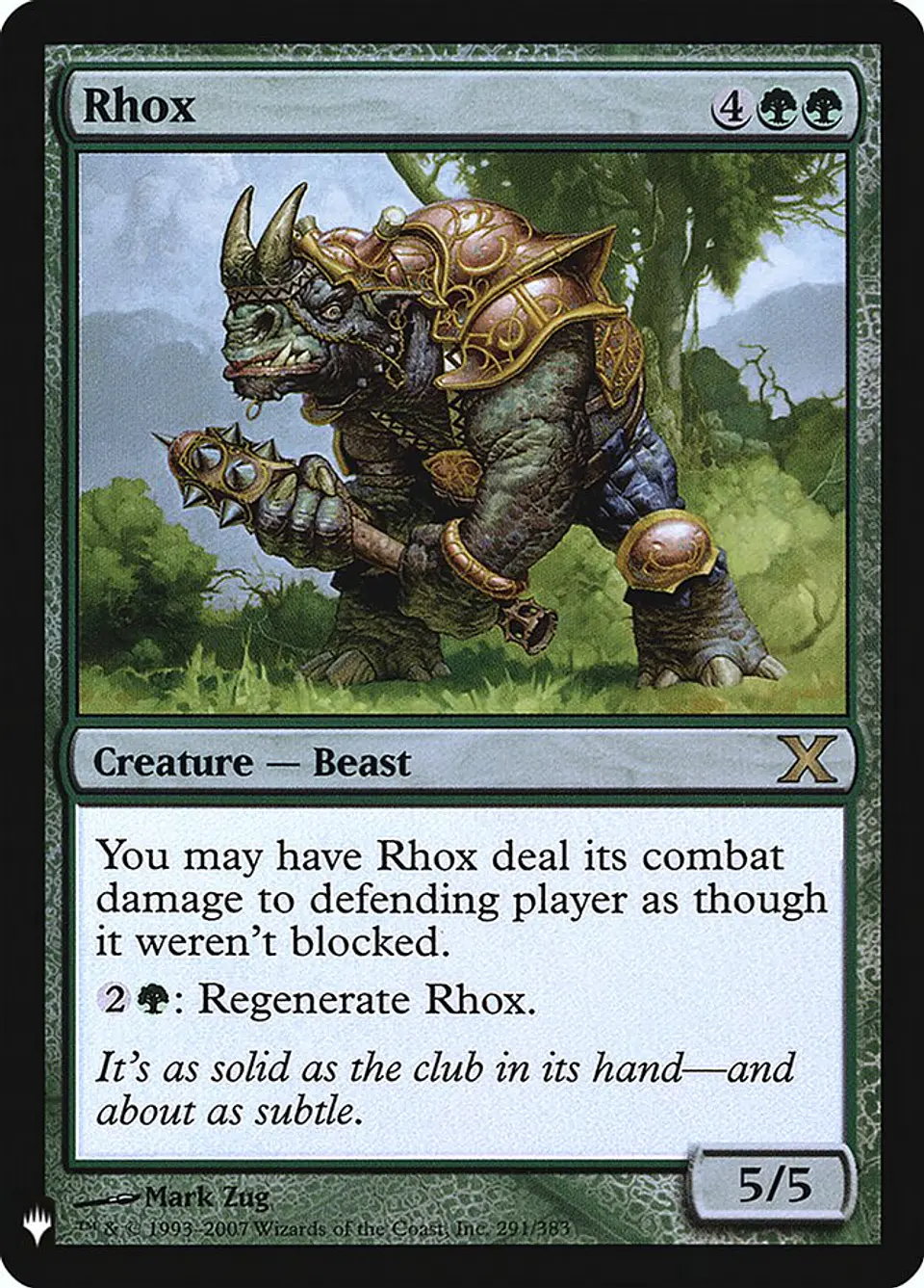 Rhox (foil) | Inglés | NM | PLST 1
