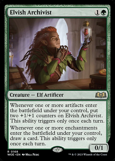 Elvish Archivist (foil) | Inglés | NM | WOE