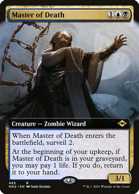 Master of Death (Extended Art foil) | Inglés | NM | MH2