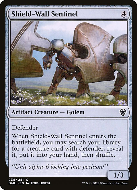 Shield-Wall Sentinel | Español | NM | DMU