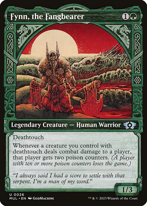 Fynn, the Fangbearer (Showcase foil) | Español | NM | MUL