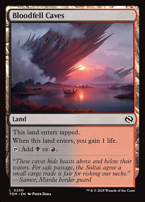 Bloodfell Caves | Inglés | NM | TDM