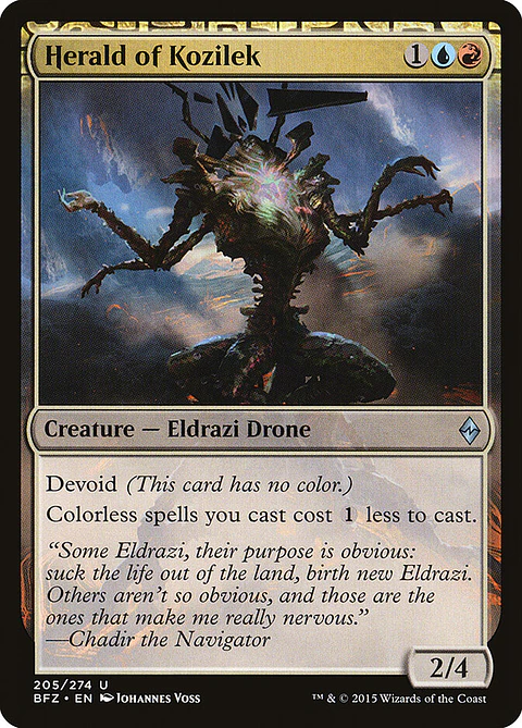 Herald of Kozilek | Inglés | NM | BFZ