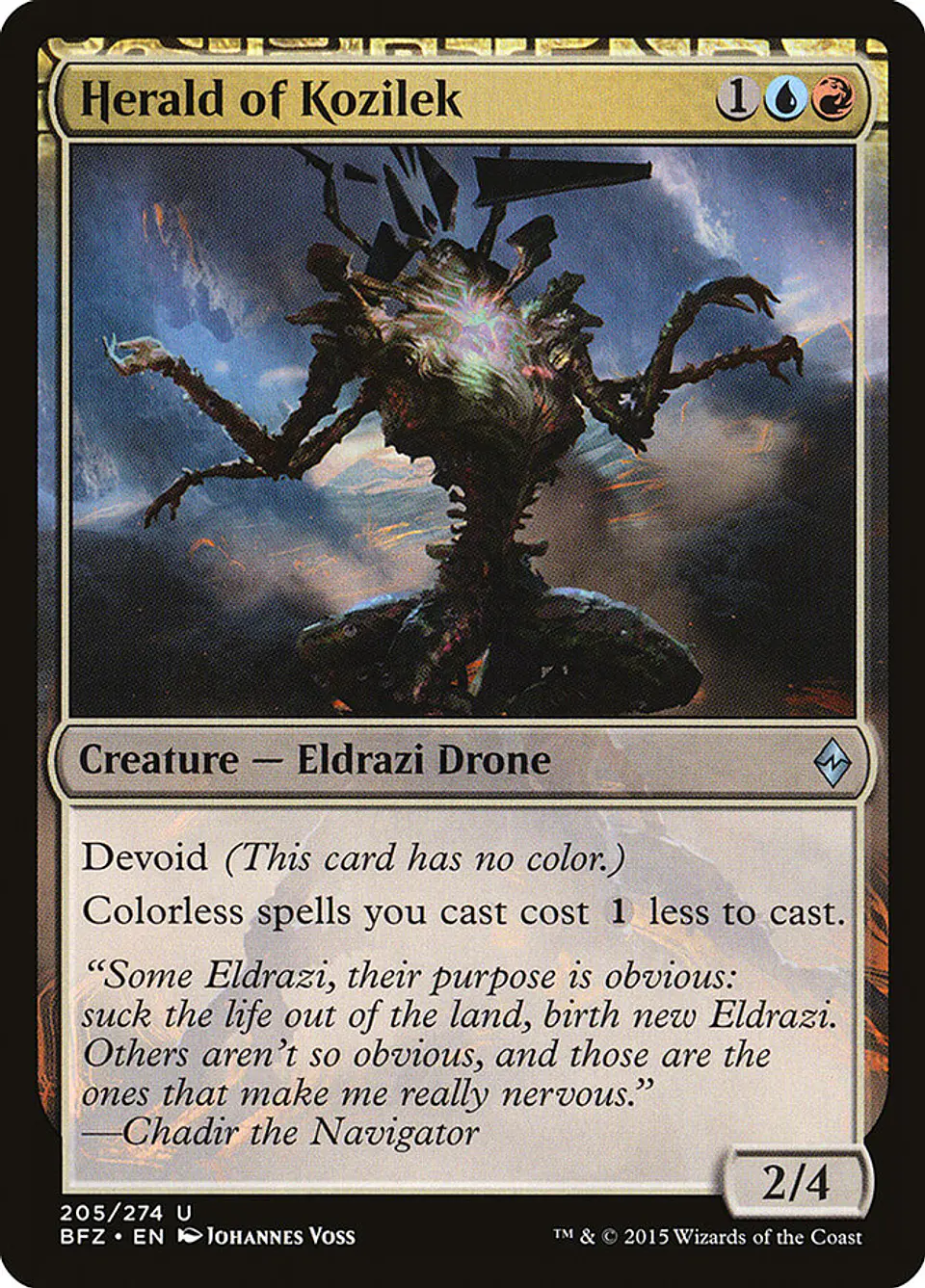 Herald of Kozilek | Inglés | NM | BFZ 1