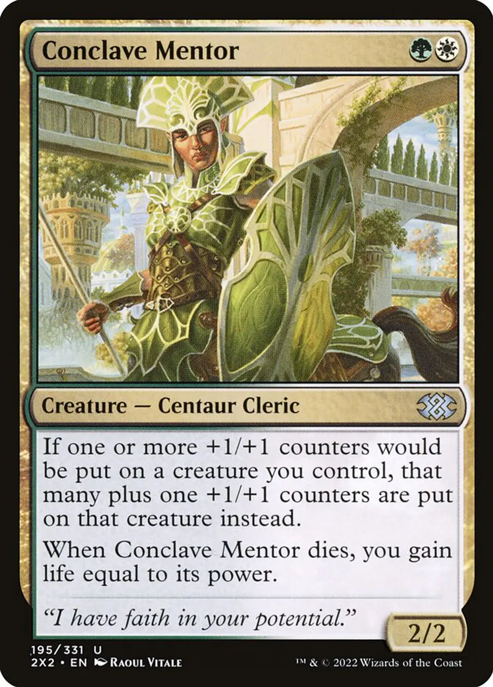 Conclave Mentor | Inglés | NM | 2X2 1