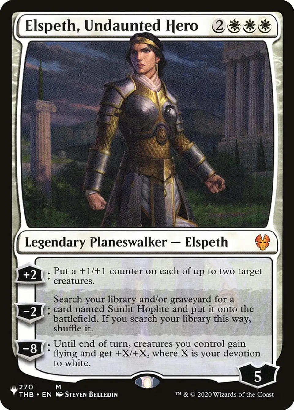 Elspeth, Undaunted Hero | Inglés | NM | PLST 1